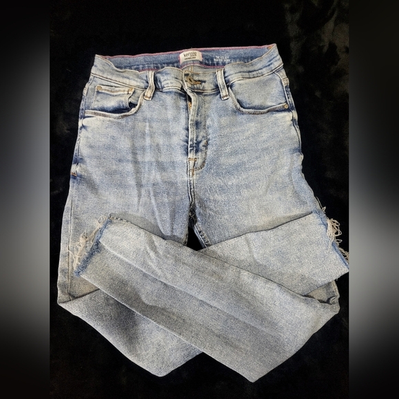 Kensie-Vintage Luxe-Kelsey High Rise Skinny-Acid Wash Ankle Length Jeans- Size 8 - Picture 3 of 7